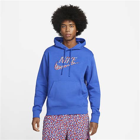 nike hoodie heren blauw|Blauw Hoodies .